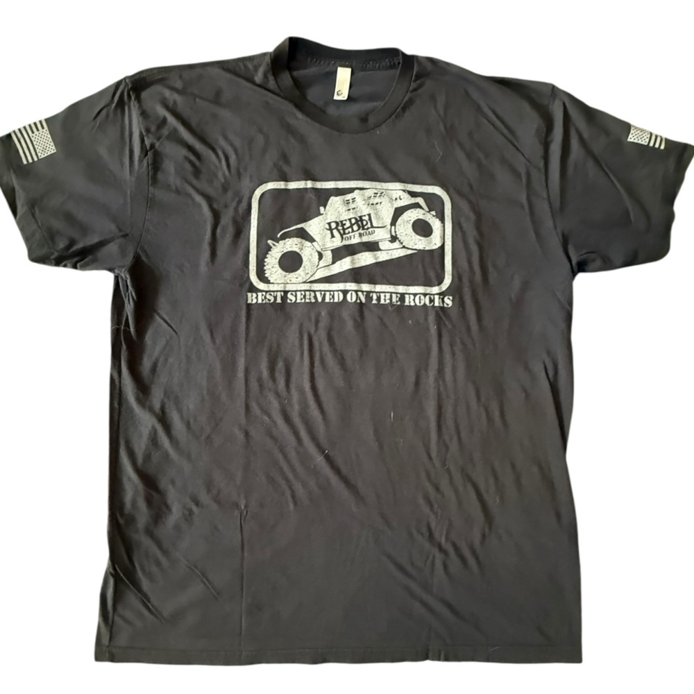 American Apparel Black Graphic Tee